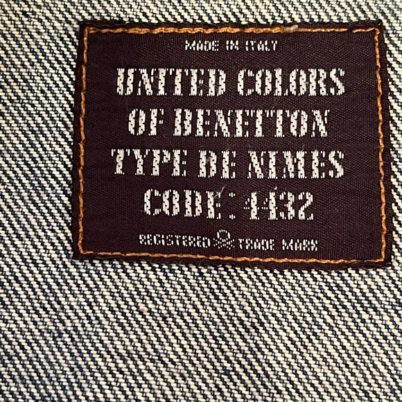 Vintage Benetton Jean Jacket. - Picture 8 of 11